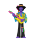 Preview: Funko Gold - Premium Vinyl Figure - Jimi Hendrix Blacklight - 5inch