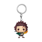 Preview: Funko POP Pocket Keychain Schlüsselanhänger Vinyl - Demon Slayer Tanjiro Kamado Sun Breathing - 4cm
