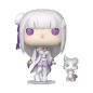 Preview: FUNKO POP! Vinyl Figur Animation Re Zero Emilia with Puck 2112
