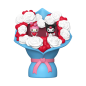 Preview: Sanrio Bitty POP! Bouquet Vinyl Figuren My Melody & Kuromi (Valentine) 4 cm