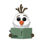Preview: FUNKO POP! Vinyl Figur Disney Frozen Die Eiskönigin Olaf with Book 1802