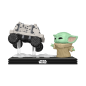 Preview: FUNKO POP! Vinyl Figur Moment Star Wars The Mandalorian and Grogu Grogu with Polar Mouse Droid 840