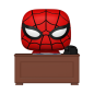 Preview: FUNKO POP! Vinyl Figur Premium MARVEL Spider-Man with Desk 1660
