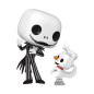 Preview: FUNKO POP! Vinyl Figur Disney Tim Burton Nightmare before Christmas Jack Skellington with Zero 1808