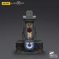 Preview: Warhammer 40,000: Space Marine 2 Replik Ultramarines Lieutenant Titus Helm mit Display-Stand 44 cm