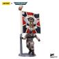 Preview: Warhammer 40k Actionfigur 1/18 Astra Militarum Cadian Command Squad Veteran with Regimental Standard 12 cm