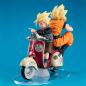 Preview: Dragonball Z 05 Desktop Real McCoy PVC Diorama Super Saiyan Son Goku & Super Saiyan Son Gohan & Motorbike 16 cm