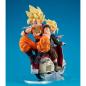 Preview: Dragonball Z 05 Desktop Real McCoy PVC Diorama Super Saiyan Son Goku & Super Saiyan Son Gohan & Motorbike 16 cm