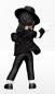 Preview: Michael Jackson Minix Figur Billie Jean 12 cm