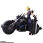Preview: Final Fantasy VII Bring Arts Actionfigur und Fahrzeug Cloud Strife & Hardy-Daytona 15 cm