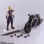 Preview: Final Fantasy VII Bring Arts Actionfigur und Fahrzeug Cloud Strife & Hardy-Daytona 15 cm