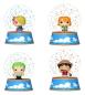 Preview: One Piece Mystery Minis Minifiguren Glitter Globes PDQ 5 cm 1 Stück