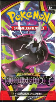 Pokémon Cards ME05 Dunkelnacht 1 Booster  DE