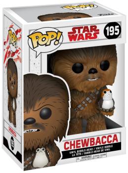 FUNKO POP! - Star Wars - Episode 8 Chewbacca and Porg #195