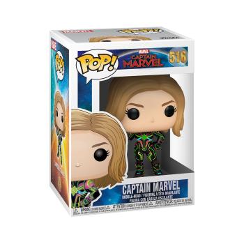 FUNKO POP! - MARVEL - Captain Marvel Captain Marvel with Neon Suit #516