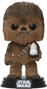 FUNKO POP! - Star Wars - Episode 8 Chewbacca and Porg #195