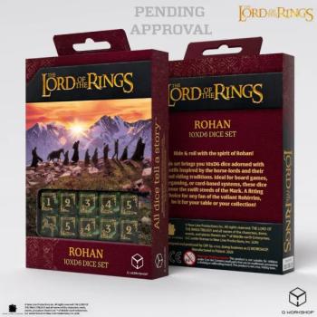 Q Workshop | Rohan | The Lord Of The Rings 10 × D6 Dice Set