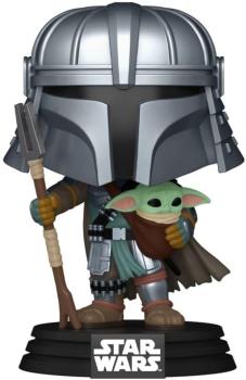 FUNKO POP! Vinyl Figur Star Wars Mandalorian with Grogu  Impressions 772 Special