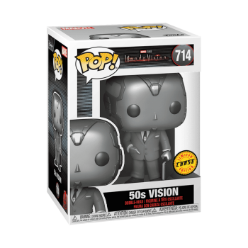 FUNKO POP! - MARVEL - WandaVision 50s Vision #714 Chase Bundle