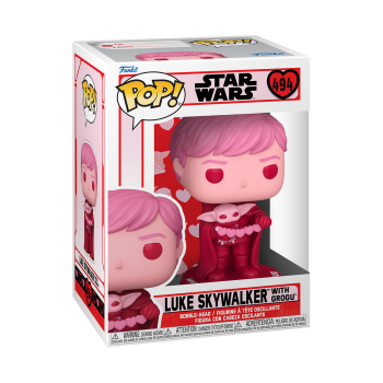 FUNKO POP! - Star Wars - Valentines Luke Skywalker With Grogu #494