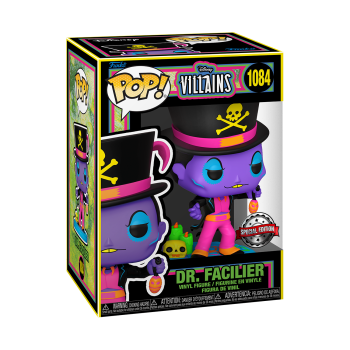 FUNKO POP! - Disney - Villains Blacklight Dr Facilier #1084 Special Edition