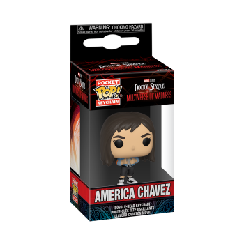 Funko POP Pocket! Vinyl Schlüsselanhänger - MARVEL Doctor Strange in the Multiverse of Madness America Chavez - 4cm