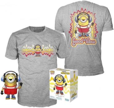 FUNKO POP! - Movie Minions The Rise of Gru Roller Skating Stuart mit Tee T-​Shirt