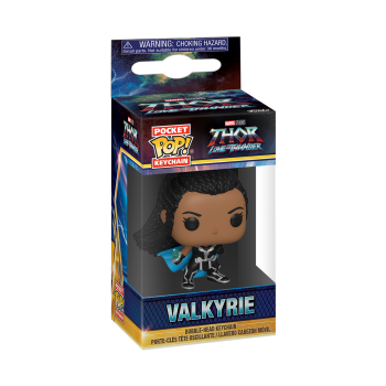 Funko POP Pocket! Vinyl Schlüsselanhänger - MARVEL Love and Thunder Valkyrie - 4cm