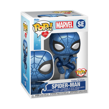 FUNKO POP! - MARVEL - Make a Wish 2022 Spider-Man Metallic #SE POPS! With Purpose