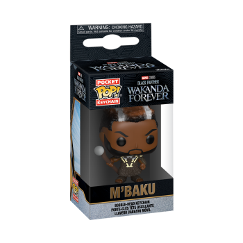 Funko POP Pocket Keychain Vinyl - Black Panther Wakanda Forever M Baku - 4cm