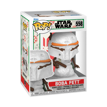 FUNKO POP! - Star Wars - Holiday Boba Fett Snowman #558