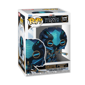 FUNKO POP! - MARVEL - Black Panther Wakanda Forever Okoye Midnight Angel #1177