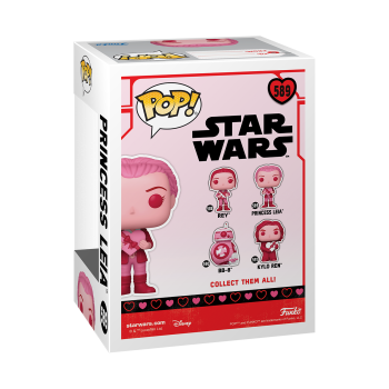 FUNKO POP! - Star Wars - Valentines Princess Leia #589