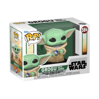 FUNKO POP! - Star Wars - Book of Boba Fett Grogu with Armor #584