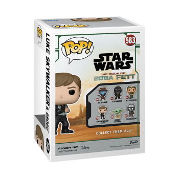 FUNKO POP! - Star Wars - Book of Boba Fett Luke Skywalker with Grogu #583