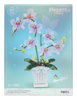 Orchidee weiß Building Set