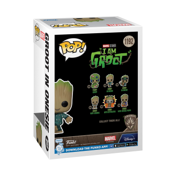 FUNKO POP! - MARVEL - I Am Groot Groot in Onesie #1192