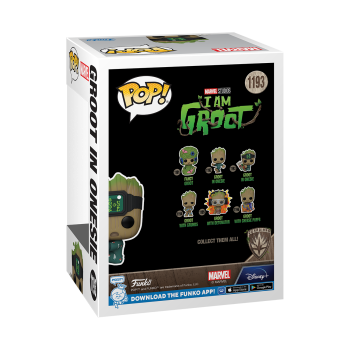 FUNKO POP! - MARVEL - I Am Groot Groot in Onesie with Book #1193