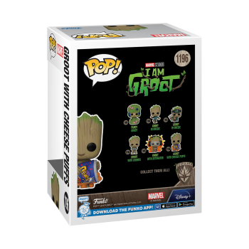 FUNKO POP! - MARVEL - I Am Groot Groot with Cheese Puffs #1196