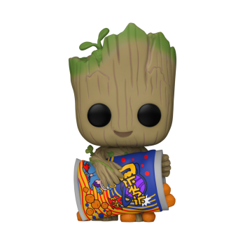 FUNKO POP! - MARVEL - I Am Groot Groot with Cheese Puffs #1196
