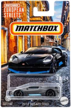Matchbox European Streets 2018 Bugatti Divo 23/24