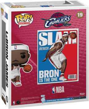 FUNKO POP! Vinyl Figur Slam Cover Sports Basketball NBA Cleveland Cavaliers Lebron James 19