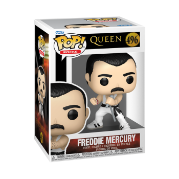 FUNKO POP! Vinyl Figur Music Rocks Queen Freddie Mercury white singlet 496