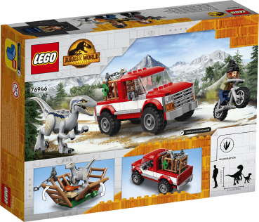 LEGO® Jurassic World Dominion Blue und Beta in der Velociraptor Falle 76946