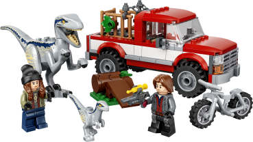 LEGO® Jurassic World Dominion Blue und Beta in der Velociraptor Falle 76946