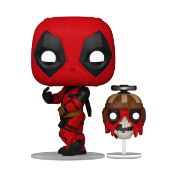 FUNKO POP! - MARVEL - Deadpool und Wolverine Deadpool with Headpool  #1400
