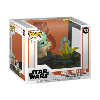 FUNKO POP! - Star Wars - The Mandalorian Grogu with Frog  #721