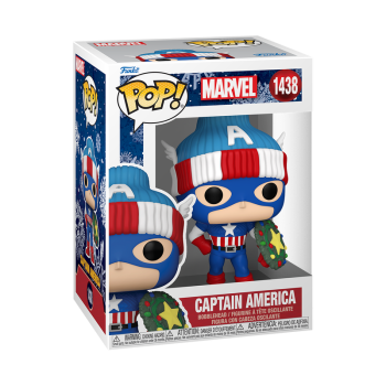 FUNKO POP! - MARVEL -  Holiday  Captain America  #1438