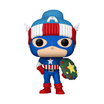 FUNKO POP! - MARVEL -  Holiday  Captain America  #1438