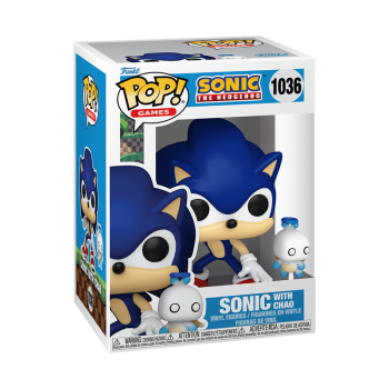 FUNKO POP! Vinyl Figur Games Sonic the Hedgehog Sonic with Chao 1036